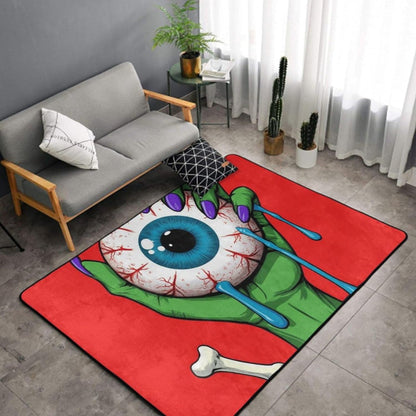 Comfortable Memory Foam Area Rugs with Anti-Skid Rubber Backing, Gold Freemason Freemasonry Masonic Yoga Mat Indoor Entryway Mat for Bedroom Livingroom Sitting Room Home Art