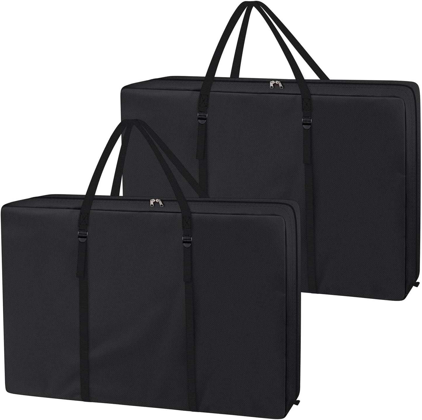 Explore Land Heavy Duty Chair Storage Bag for Folding Longue Zero Gravity Light Weight Transport Folding Rollator Walker (Black)