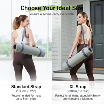 Slim Panda 2-Pack Yoga Mat Straps, Adjustable Yoga Mat Straps, Yoga Mat Storage Straps (Yoga mat not included)