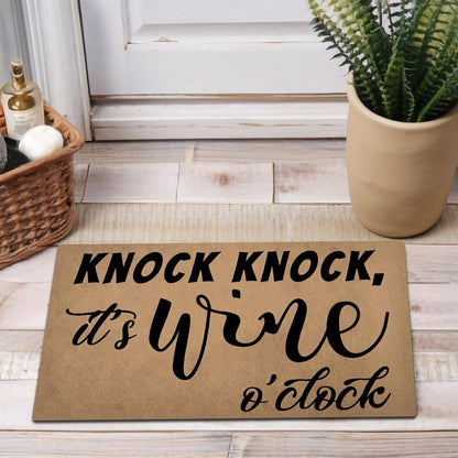 MELODADDY Funny Welcome Doormat Front Door Decor Rugs with Rubber Back 30"(L) x 18"(W) Personalized Matt Outside Entrance (Leave Your Worries At the Door Yoga Meditation Namaste)
