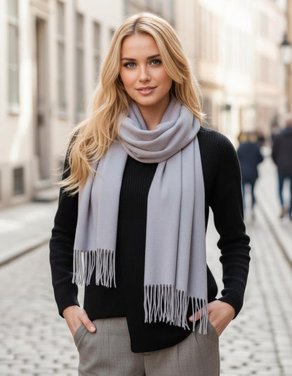 Women's Scarf Pashmina Shawls and Wraps for Evening Dress Wedding Bridal Bridesmaid Winter Warm Long Large Scarves - Colors B