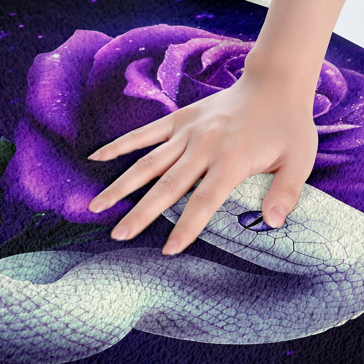 Erosebridal Yoga Bathroom Rugs Gradient Bath Mat,Meditation 20"X 32" Doormats Floor Mats for Kids Boys Girls Teens Lotus Art Non Slip Bath Rug