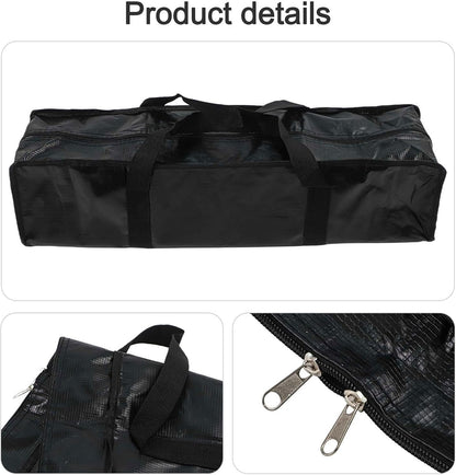 Yoga Storage Bag for Mats, Floor Covers, Photography Lights and Tripods with Foldable Function for Outdoor Convenience (Black, 60 x 15 x 15 cm)