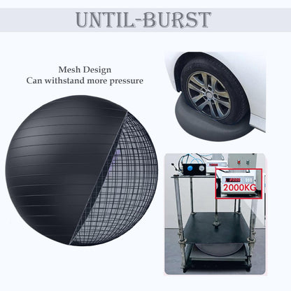 PL-0003 Soft Exercise Ball, Anti-Burst Yoga Ball Chair Supports 2200lbs PL-0003