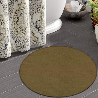 Women's Large Home Decor Mat, Soft Round Yoga Carpet, Non Slip Machine Washable Home Office Circle Rug Purple