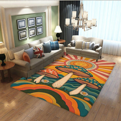 Butterfly Carpet Area Rug - Lovely Butterflies Printed Carpets for Kids Butterfly Theme Living Room Indoor Bedroom Decor Soft Polyester Yoga Mat 2'x3'