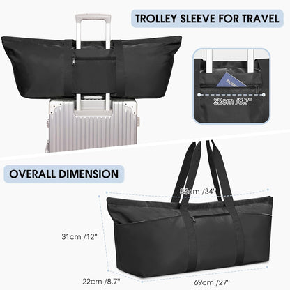 Large Yoga Mat Bag with Shoes Compartment and Wet Pocket Ladies Pilates Gym Tote Bag with Yoga Mat Holder Strap for Women Men Workout Carrier Stuff Accessories