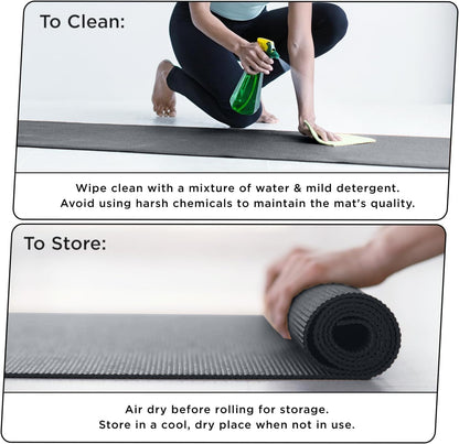 Slip-Resistant Floor Mat Roll & Yoga Mat – 25ft x 24" x 5mm – Cut-to-Fit Hallway Runner, Kitchen Mat, Drawer Liner, Shelf Liner, Bench Mat, Washable Pet Crate Pad, Cabinet Liner – Mocha