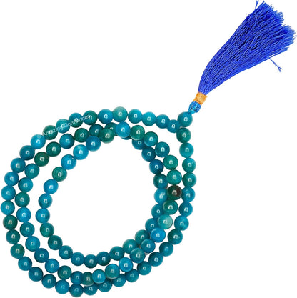 Amazing Gemstone 108 Beads Handmade Mala (Knotted, Rudraksha) - Colors B