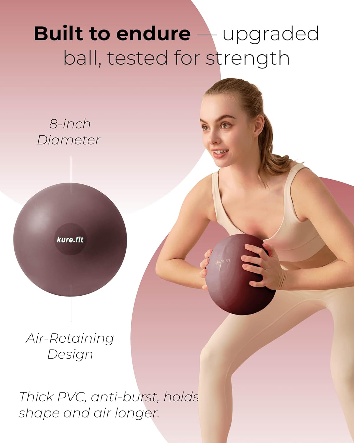 Pilates Kit for Women – Home Pilates Equipment Set with Ring, Ball & Resistance Bands | Pilates Starter Kit with Accessories in Gift Box