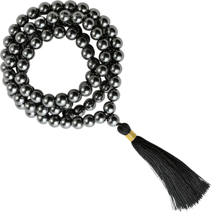 Amazing Gemstone 108 Beads Handmade Mala (Knotted, Rudraksha) - Colors A