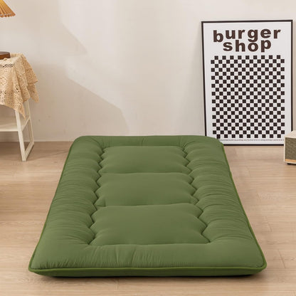 MAXYOYO Bohemian Retro Mattress Boho Floral Japanese Futon Mattress Tatami Floor Mat Foldable Portable Camping, Sleeping Pad, Lounger Couch Bed Full Size