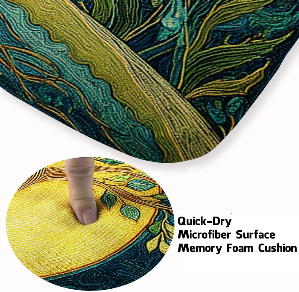 Tree of Life Area Rug – Bohemian Mandala Carpet for Living Room, Bedroom, Meditation Space, Yoga, Spiritual Home Décor – Large Soft Floor Mat for Indoor Decoration (TOL08)