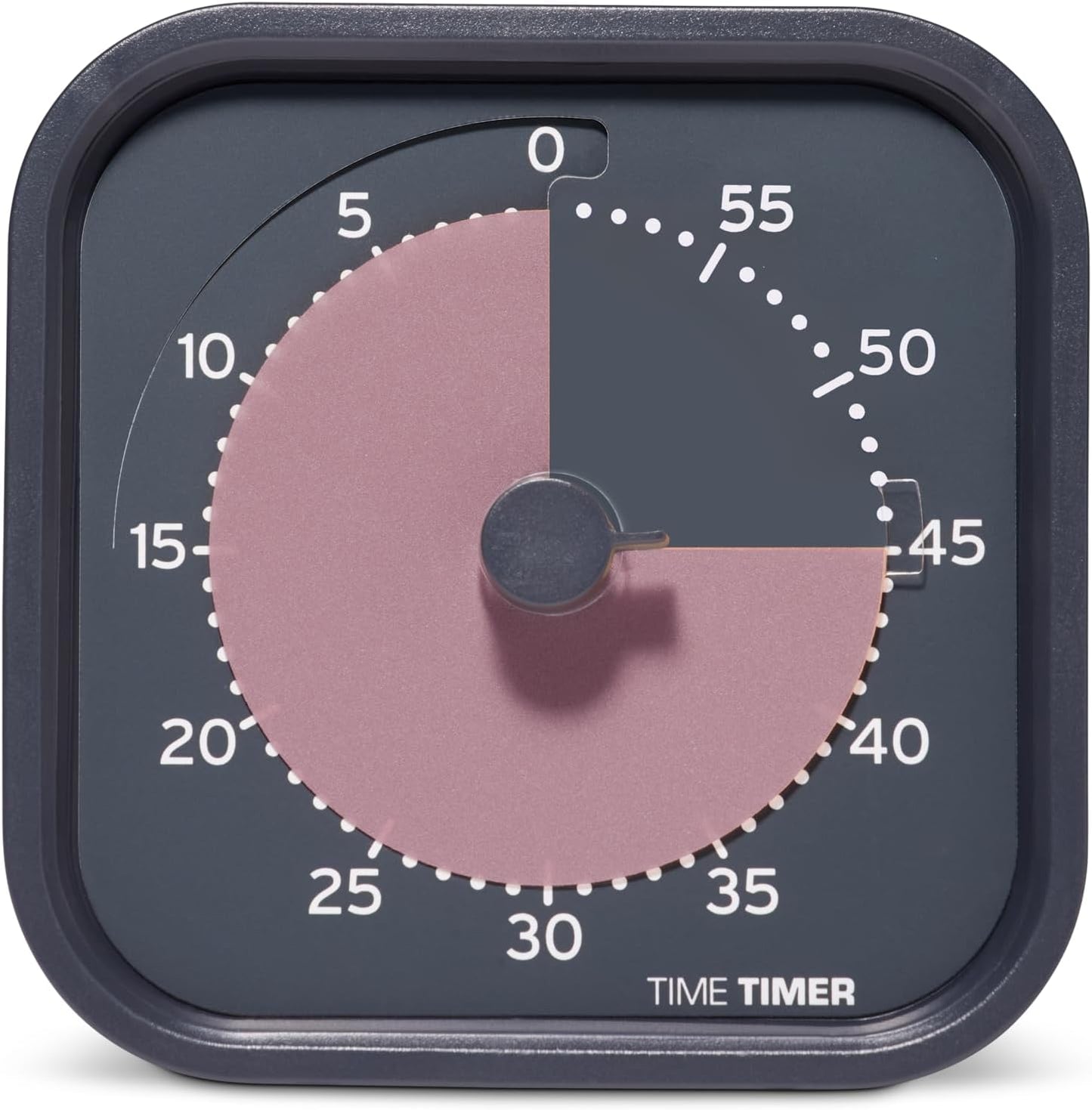 Time Timer MOD - Home Edition - Individual Sized 60 Minute Visual Countdown Timer for ADHD, Adults, Students, and Pomodoro with Silent Operation (Metallic Midnight)