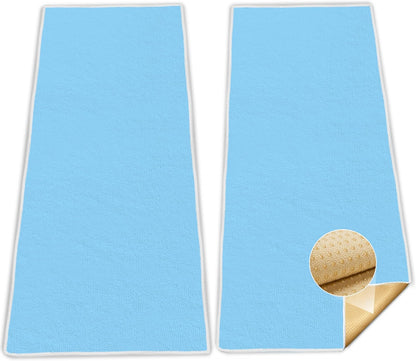Hot Yoga Towel Non-Slip, 2 Pack Thick & Soft Yoga Mat Towel, Sweat Absorbent, with Grip Dot, 72" x 27", Yoga Towel for Hot Yoga, Pilates, Fitness and Gym Workouts, Light Pink