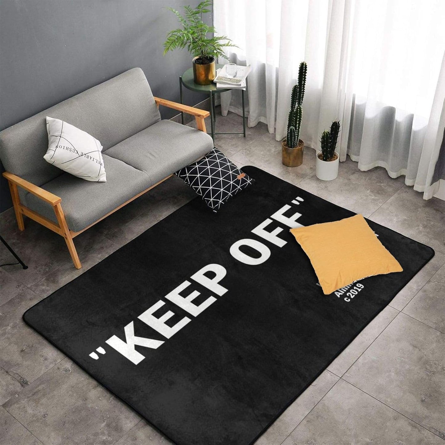 Keep Off Area Rug Floor Door Mat Yoga Sofa Carpet for Home Art Decor Living Room Bedroom