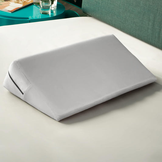Avana Micro-Velvet Slant 7” Height - Firm Density Bed Wedge for Back and Knee Support