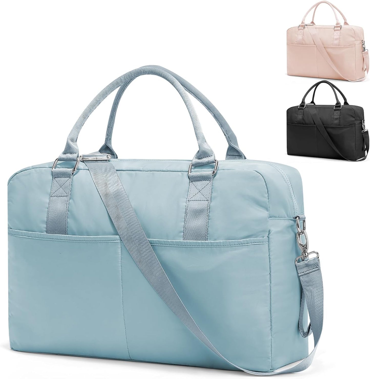 Gym Bag Womens Mens with Shoes Compartment and Wet Pocket Travel Duffel Bag for Women for Plane Sport Gym Tote Bags Swimming Yoga Waterproof Weekend Overnight Carry on Bag Hospital Holdalls - Colors B