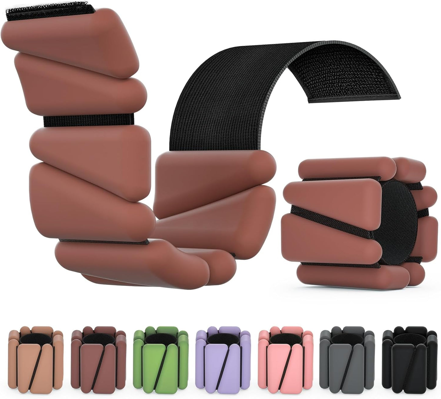 Wrist Weights, Ankle Weights for Women Men, Adjustable Wrist Weighted Bracelet for Home Gym Workout, Running, Yoga, Exercise, Strength Training