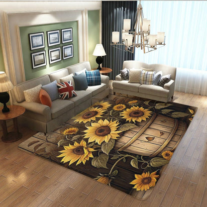 Butterfly Carpet Area Rug - Lovely Butterflies Printed Carpets for Kids Butterfly Theme Living Room Indoor Bedroom Decor Soft Polyester Yoga Mat 2'x3'