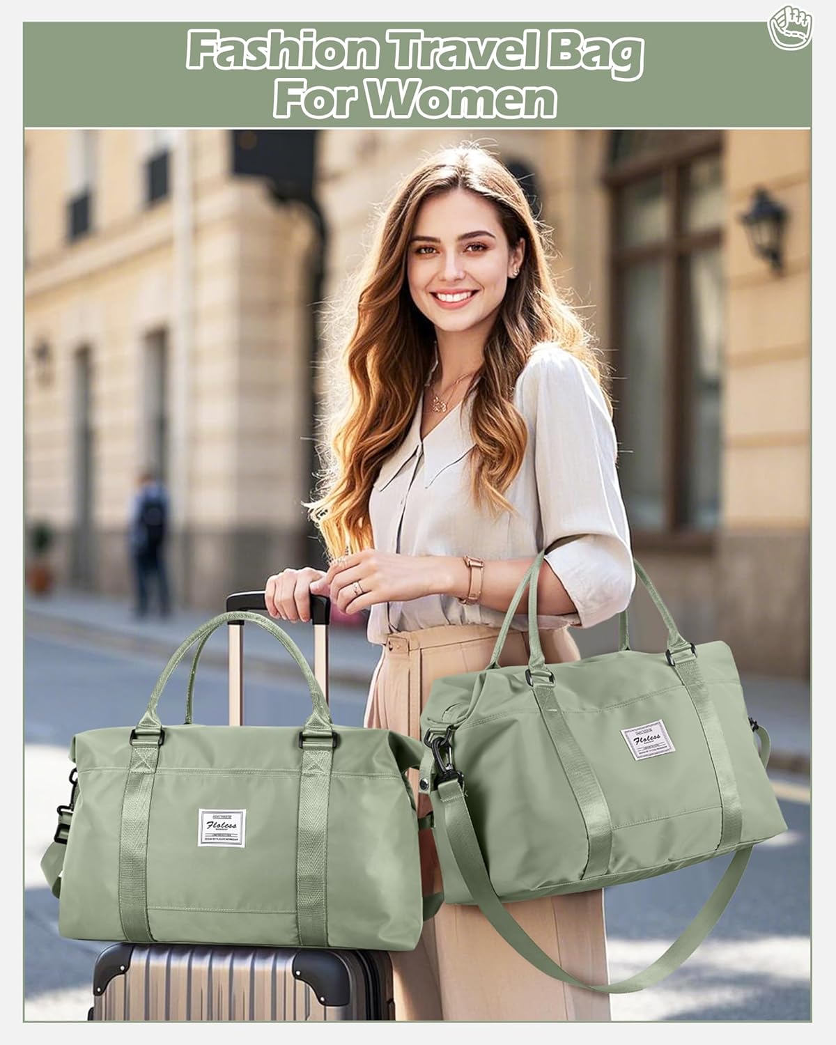Gym Bag Womens Mens with Shoes Compartment and Wet Pocket Travel Duffel Bag for Women for Plane Sport Gym Tote Bags Swimming Yoga Waterproof Weekend Overnight Carry on Bag Hospital Holdalls - Colors B