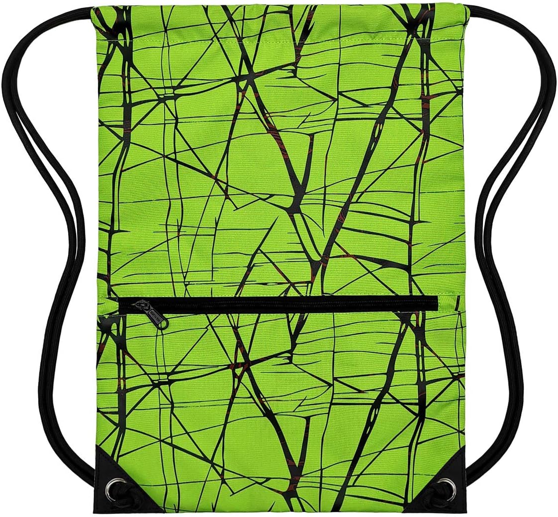 HOLYLUCK Drawstring Backpack Bag Sport Gym Sackpack - Colors B