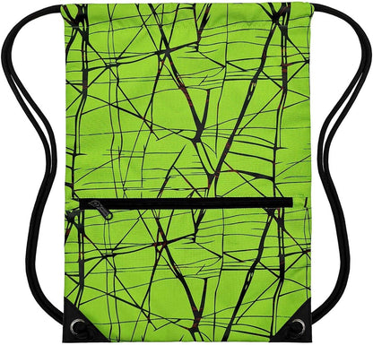 HOLYLUCK Drawstring Backpack Bag Sport Gym Sackpack - Colors B