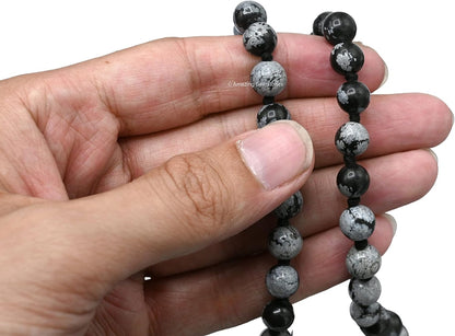 Amazing Gemstone 108 Beads Handmade Mala (Knotted, Rudraksha) - Colors A