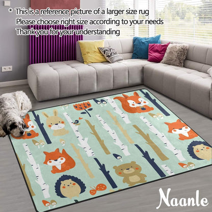 Ocean Animal Sharks Non Slip Area Rug for Living Dinning Room Bedroom Kitchen, 1.7 ' x 2.6'(20 x 31 Inches), Shark Nursery Rug Floor Carpet Yoga Mat
