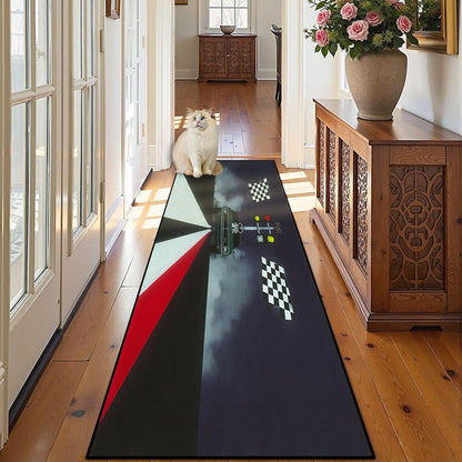 Runner Rug Washable 2x8 Leopard Print Seamless Leopard Skin Fashionable Cheetah Fur Non-Slip Hallway Area Rug Indoor Outdoor Home Decor for Entryway Bathroom Kitchen Carpet Yoga Floor Mat