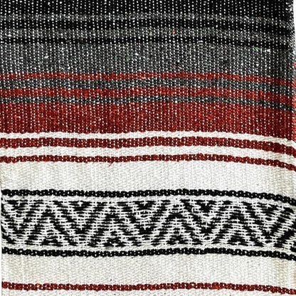 Open Road Goods Bulk Falsa Blankets - Handwoven Authentic Mexican Falsa - Great for Weddings, Yoga, Beach, Picnics, or Mexican Throw! (Tan, 7 Pack)