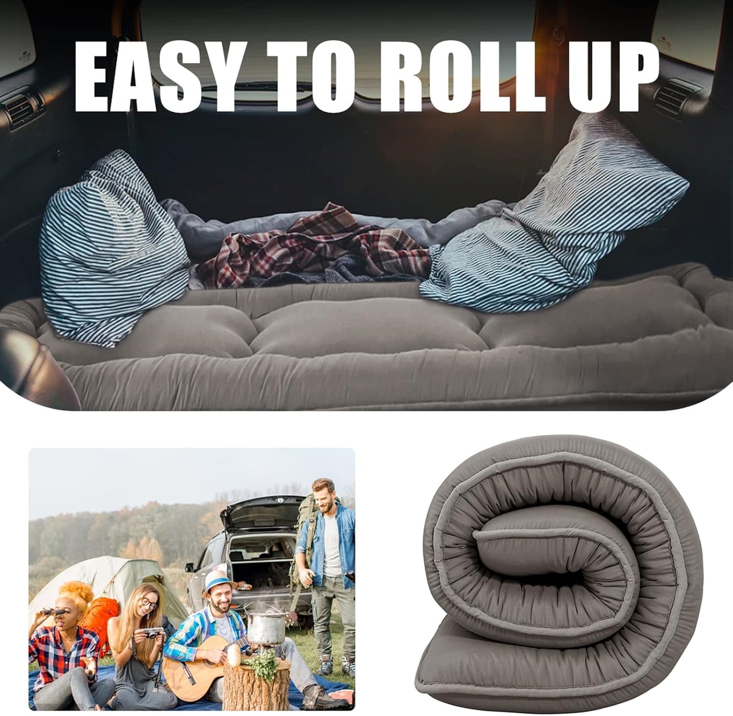 MAXYOYO Bohemian Retro Mattress Boho Floral Japanese Futon Mattress Tatami Floor Mat Foldable Portable Camping, Sleeping Pad, Lounger Couch Bed Full Size