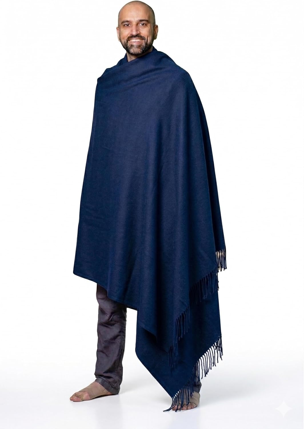 Meditation Shawl or Meditation Blanket, Shawl/Wrap, Oversize Scarf/Stole. Large. Unisex.