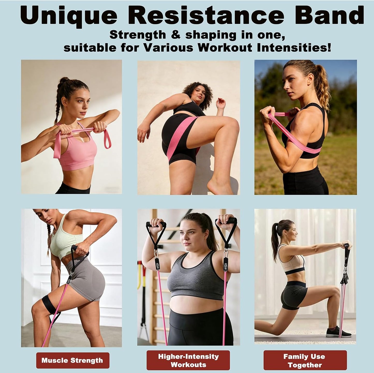 Home Workout Pilates Kit for Women, Better me Pilates Ring and Ball Set Essentials Equipment, with 5 Resistance Bands, Massager Roller, Yoga Starter Accessories for Toning Arms, Thighs & Core