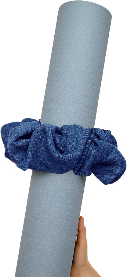 Yoga Mat Scrunchie - Holds Your Yoga Mat in Style - Durable & Elasticity Fabric - Fits All Standard Yoga Mats (mat not included)