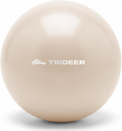 Trideer 9-Inch Pilates Ball, Small Exercise Ball for Yoga, Core Training, Physical Therapy, Balance, Stability and Stretching Pilates Equipment with Inflation Straw
