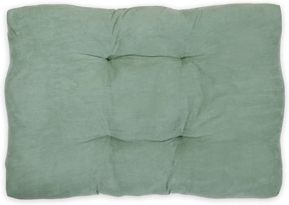 Gaiam Zabuton Meditation Cushion - Yoga Pillow Designed for Comfort During Meditation - Soft and Thick Floor Pillow for Pressure Relief - Machine Washable Cover - 35" L x 24" W x 4" H