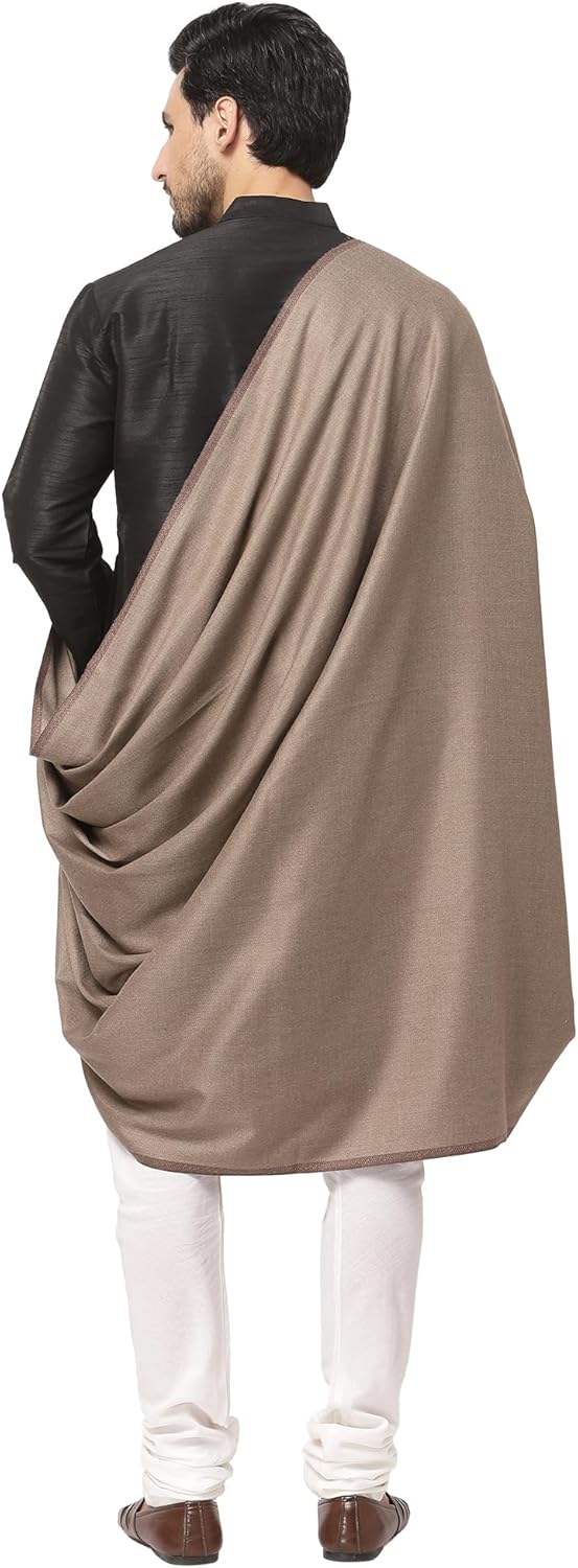 Weavers Villa Meditation Shawl/Wrap, Oversize Scarf or Stole. Unisex