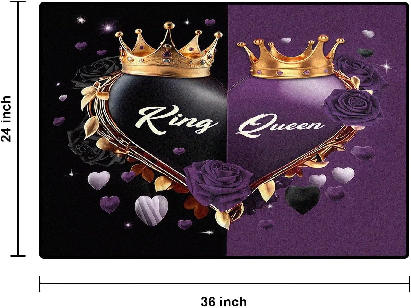 5' X 7' Queen and King Rug Black Grey Area Rugs Dining Living Room Bedroom Kitchen Office Yoga Room Washable Floor Mat Doormats Throw Rug Carpet Room Decor
