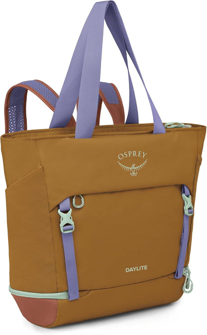 Osprey Daylite Large Tote Weekend Pack - Shoulder or Backpack Carry with Laptop Sleeve & Shoe Compartment, Torrent Blue