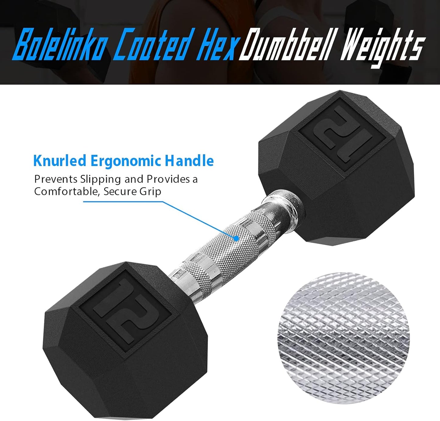 Balelinko Home Gym Equipment Workouts Strength Training Weight Loss Pilates Weights Yoga Sets Weights for Women, Men, Seniors and Youth