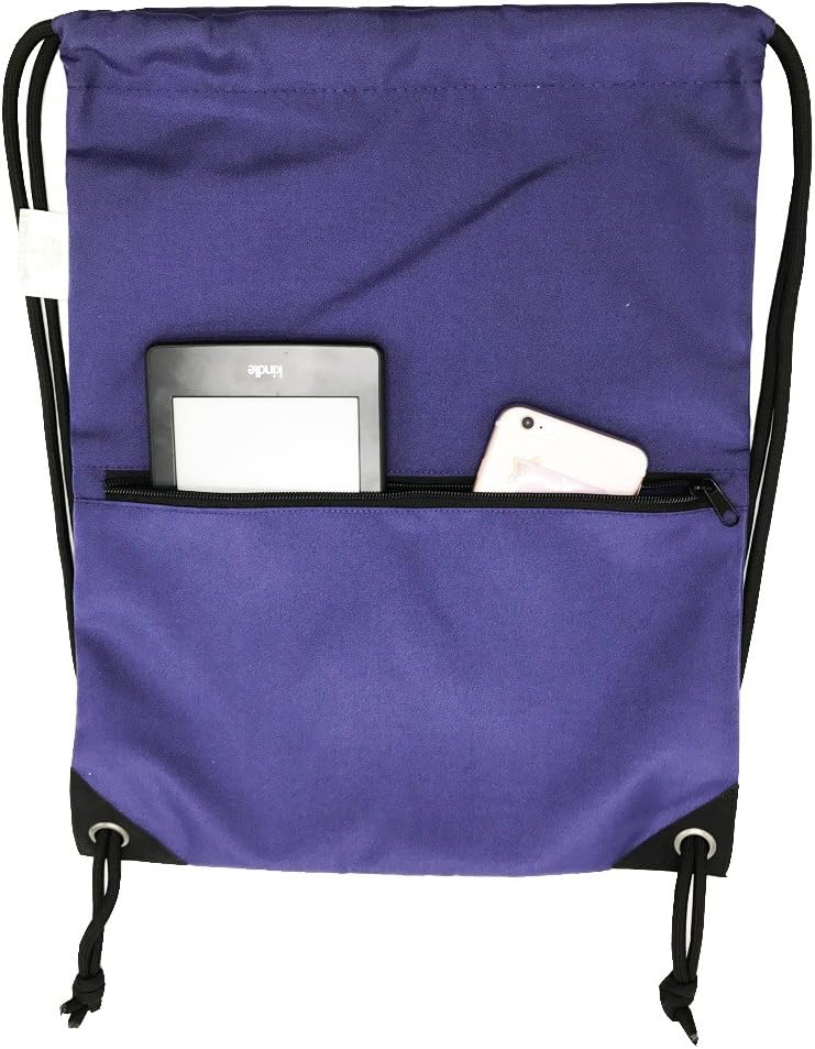 HOLYLUCK Drawstring Backpack Bag Sport Gym Sackpack - Colors B