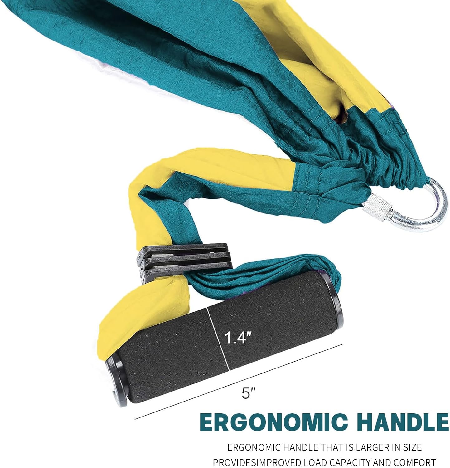 Aerial Yoga Swing Sling Strong Yoga Hammock Kit Set Trapeze Inversion Equipment Include 2 Extensions Straps