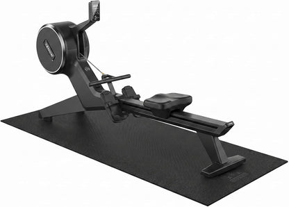 HAPBEAR Treadmill Mat – 68"x24"x1/5" Thick Non-Slip Foldable Exercise Equipment Mat for Walking Pad, Weight Bench & Treadmill – Shock Absorbing Floor Protector for Home Gym, Carpet & Hardwood Floors