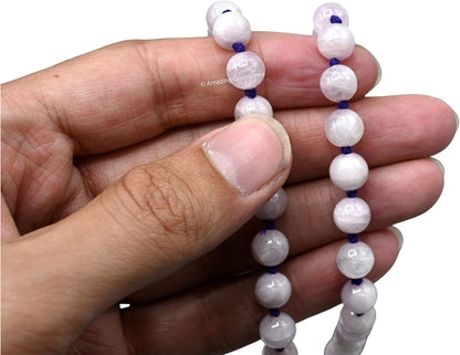 Amazing Gemstone 108 Beads Handmade Mala (Knotted, Rudraksha) - Colors A