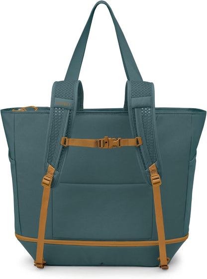Osprey Daylite Large Tote Weekend Pack - Shoulder or Backpack Carry with Laptop Sleeve & Shoe Compartment, Torrent Blue