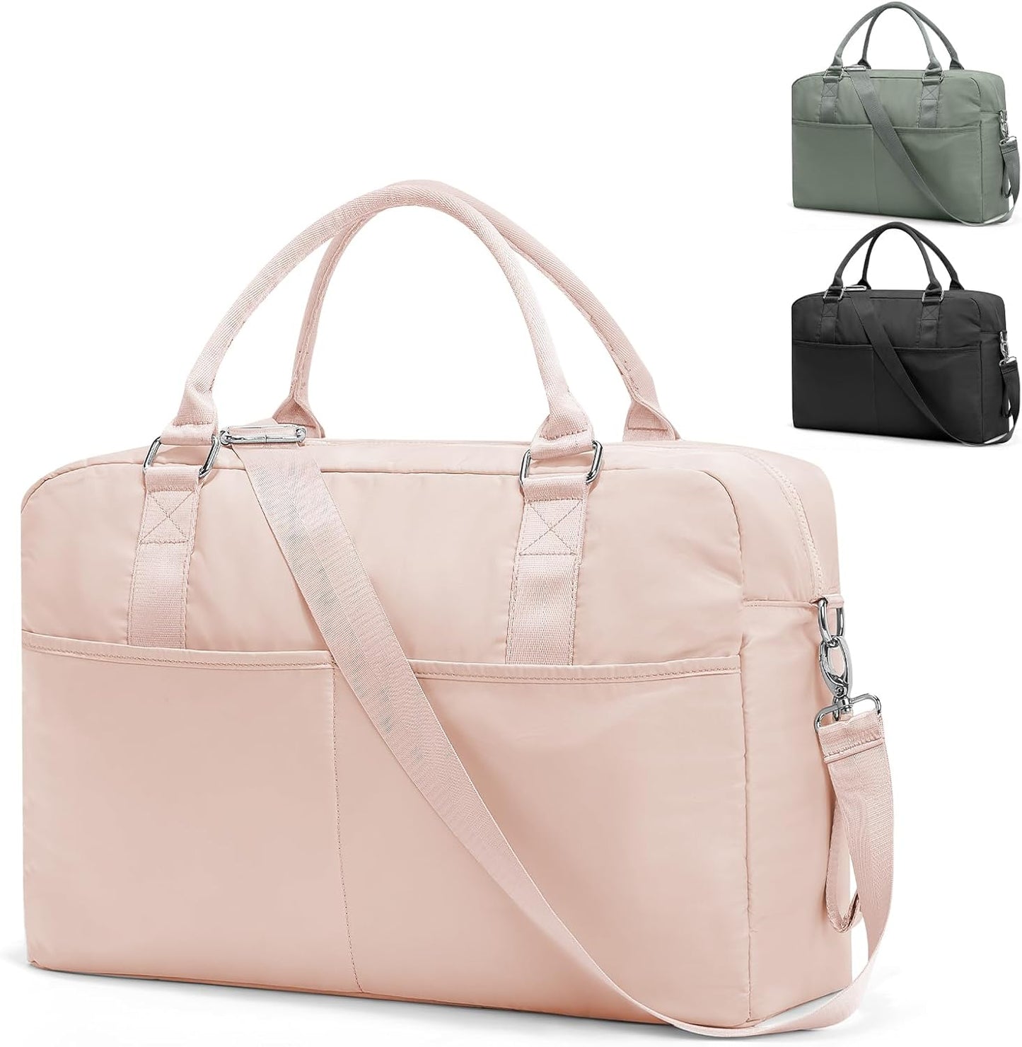 Gym Bag Womens Mens with Shoes Compartment and Wet Pocket Travel Duffel Bag for Women for Plane Sport Gym Tote Bags Swimming Yoga Waterproof Weekend Overnight Carry on Bag Hospital Holdalls - Colors B