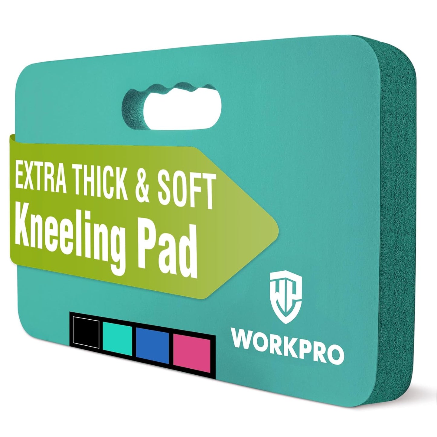 WORKPRO Extra Thick Kneeling Pad, Soft NBR Foam Cushioning for Knee, Large Foam Kneeler Mat for Gardening, Bathing Baby, Exercise, Workout Supplies, 17.5 x 11 x 1.5 in, Black