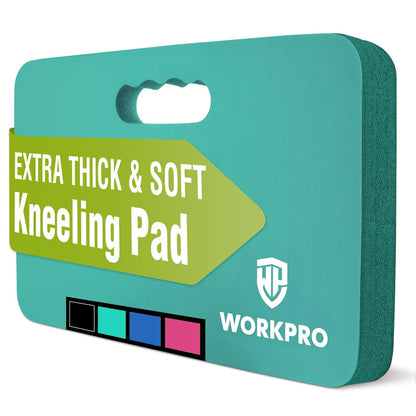 WORKPRO Extra Thick Kneeling Pad, Soft NBR Foam Cushioning for Knee, Large Foam Kneeler Mat for Gardening, Bathing Baby, Exercise, Workout Supplies, 17.5 x 11 x 1.5 in, Black