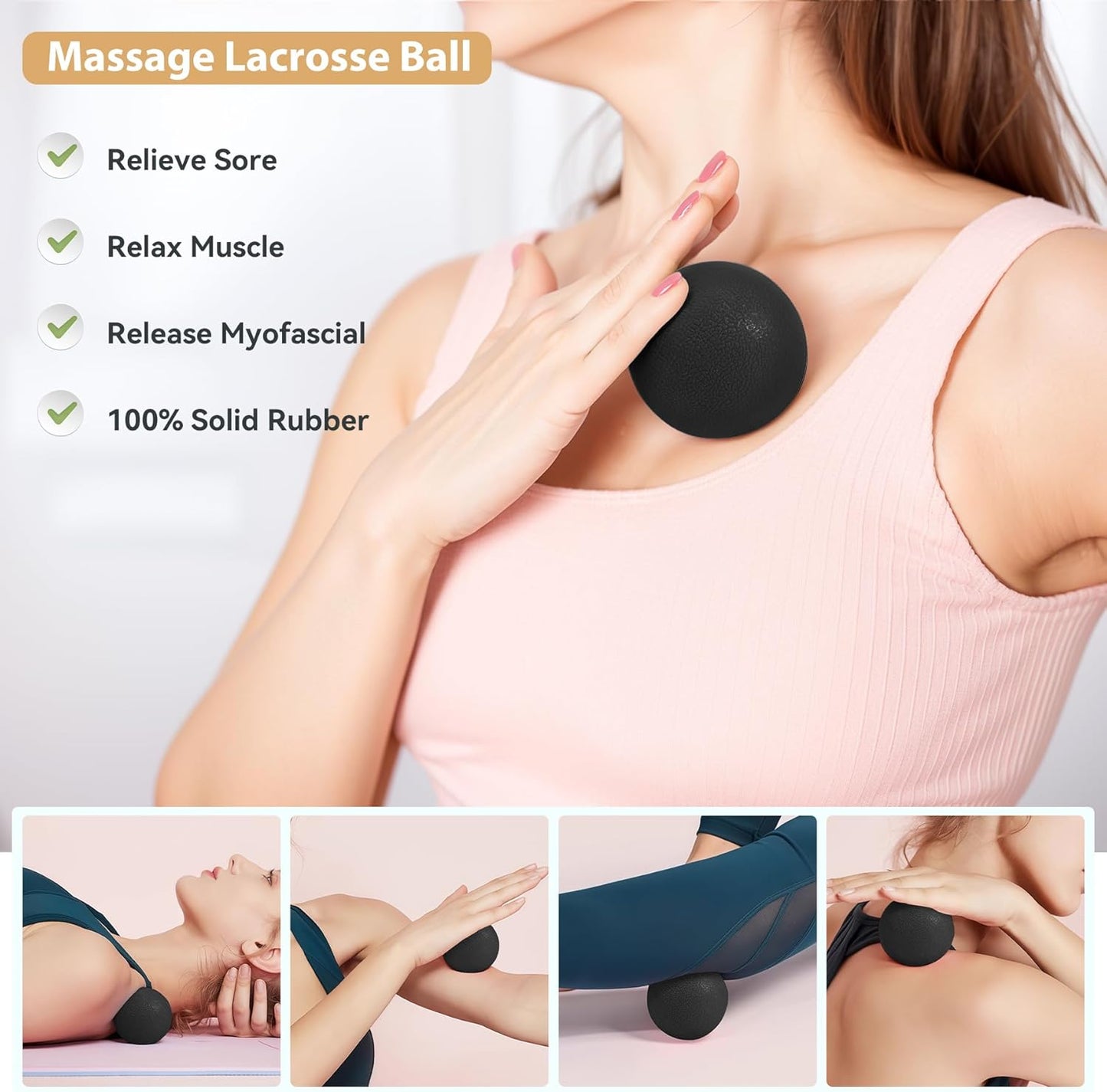 HASHMUST Pilates Ring Kit 12 PCS for Women, Home Workout Equipment with Magic Circle, Mini Exercise Ball, Resistance Bands, Massage Lacrosse, Yoga Strap, Full-Body Fitness Set for Toning & Gift